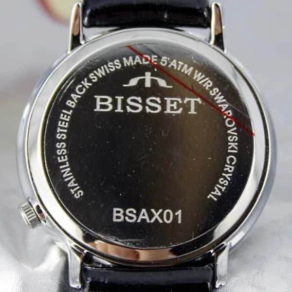 Laikrodis BISSET Queen Ice BSAX01Q LS BK BK (Ekspozicinė prekė)