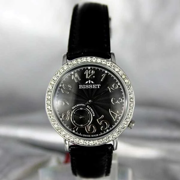 Laikrodis BISSET Queen Ice BSAX01Q LS BK BK (Ekspozicinė prekė)