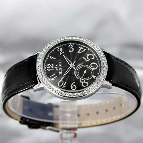 Laikrodis BISSET Queen Ice BSAX01Q LS BK BK (Ekspozicinė prekė)