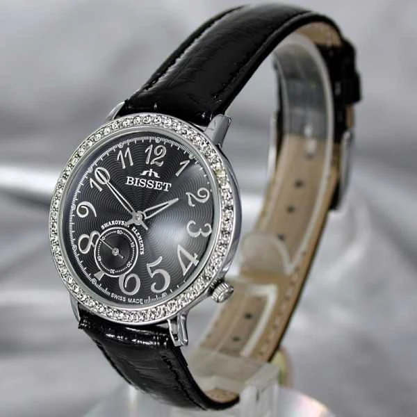 Laikrodis BISSET Queen Ice BSAX01Q LS BK BK (Ekspozicinė prekė)