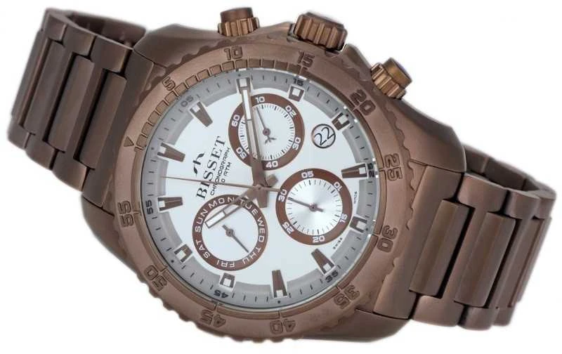 Laikrodis BISSET Titanium Chrono BSDF16VISY10BX