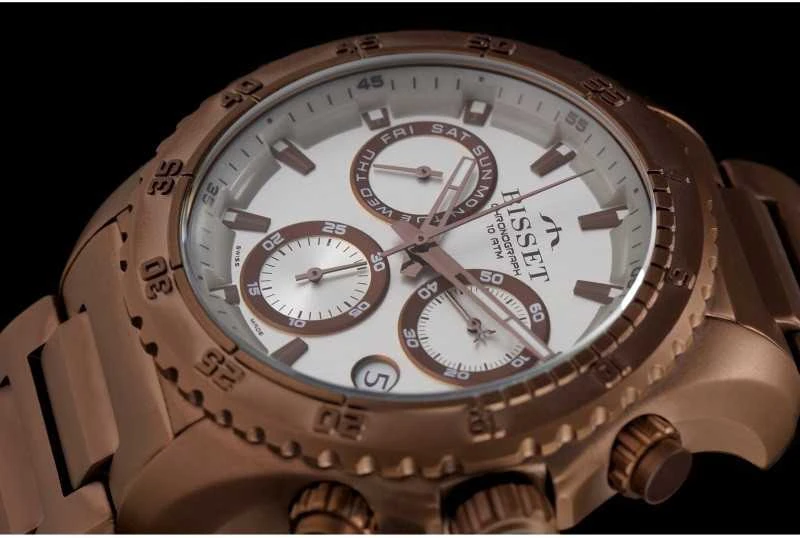 Laikrodis BISSET Titanium Chrono BSDF16VISY10BX