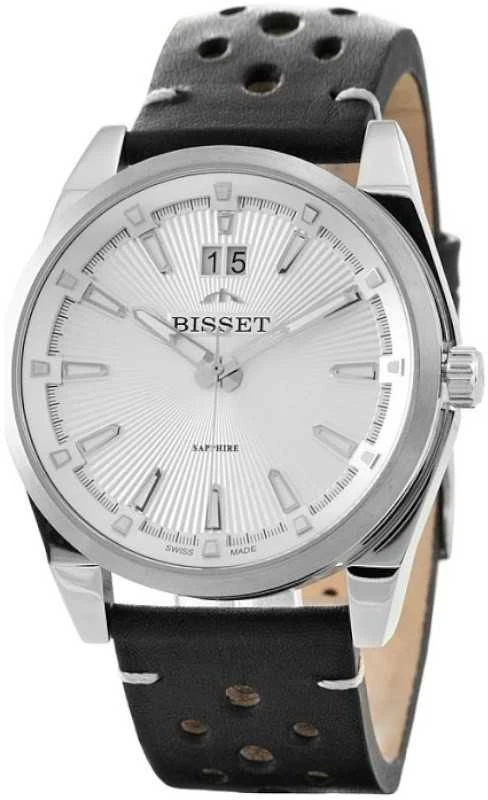Laikrodis vyrams BISSET BSCF40 (zb095a) - safyro stiklas