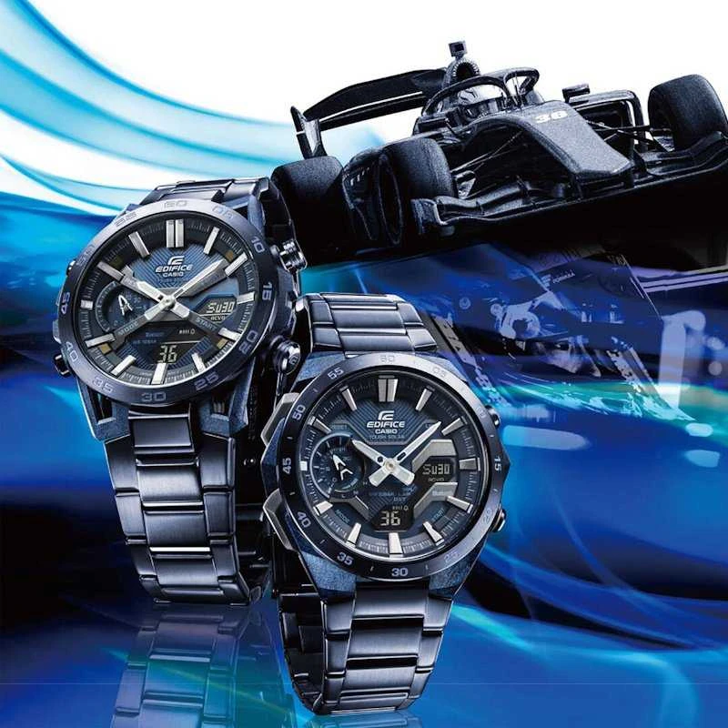 Laikrodis Casio Edifice Bluetooth Lichrodis Windflow ECB-2200CB-2AEF