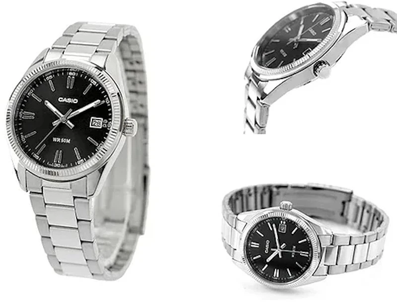 Laikrodis Casio Collection Vintage CASIO COLLECTION modelis UNISEX DATE - Juodas