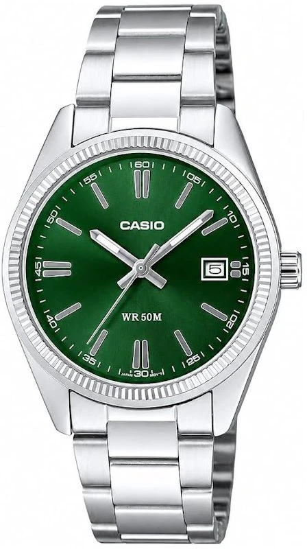 Laikrodis Casio Collection Vintage CASIO COLLECTION modelis UNISEX DATE - FOREST Žalias - UNISEX