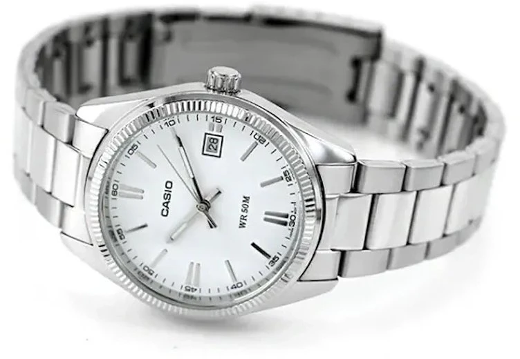 Laikrodis Casio Collection Vintage CASIO COLLECTION modelis UNISEX DATE - Baltas - UNISEX