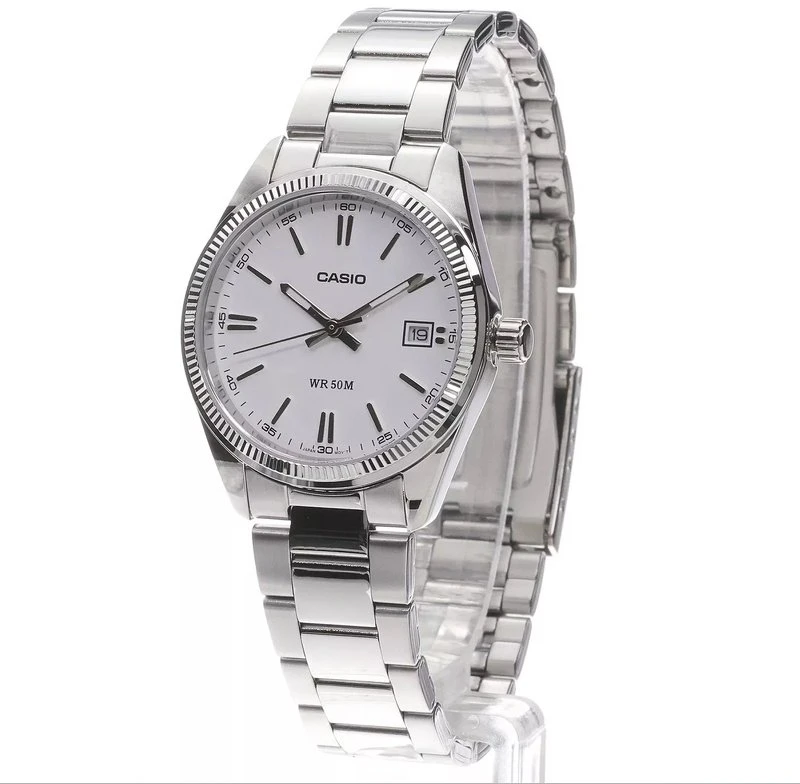 Laikrodis Casio Collection Vintage CASIO COLLECTION modelis UNISEX DATE - Baltas - UNISEX