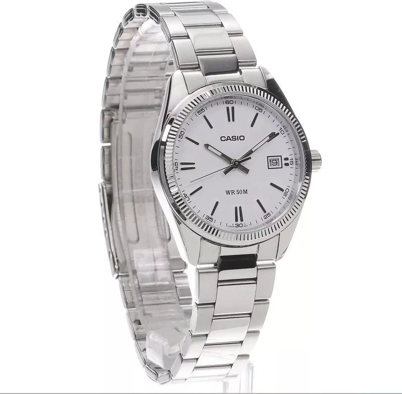 Laikrodis Casio Collection Vintage CASIO COLLECTION modelis UNISEX DATE - Baltas - UNISEX