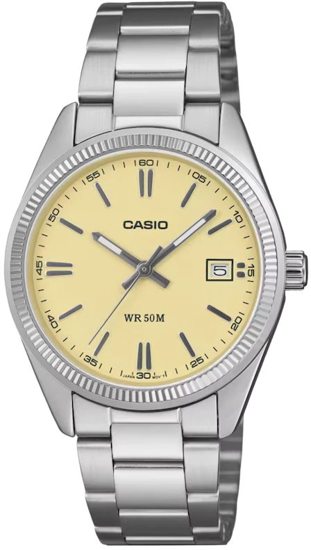 Laikrodis Casio Collection Vintage CASIO COLLECTION modelis UNISEX DATE - Geltonas - UNISEX