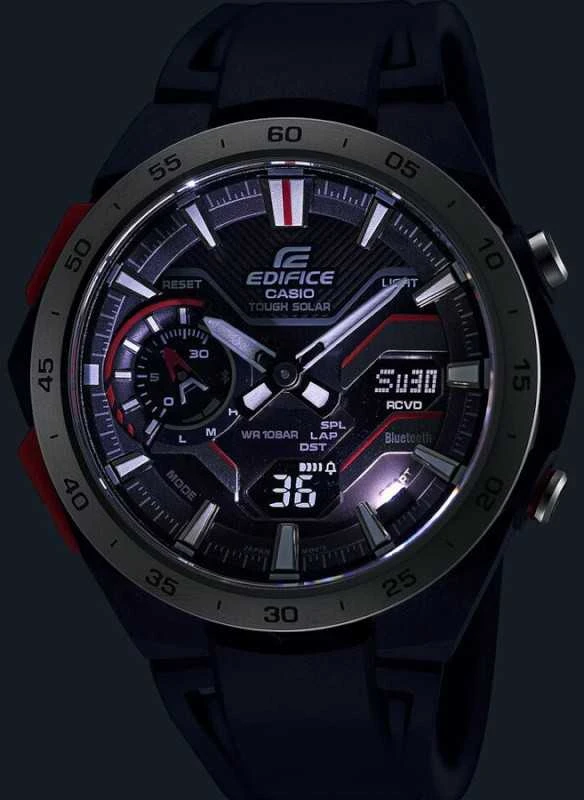 Laikrodis Casio Edifice Bluetooth Lichrodis Windflow ECB-2200P-1AEF