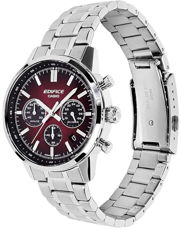 Laikrodis CASIO EDIFICE STANDARD CHRONOGRAPH - Raudonas EFR-575D-4AEF