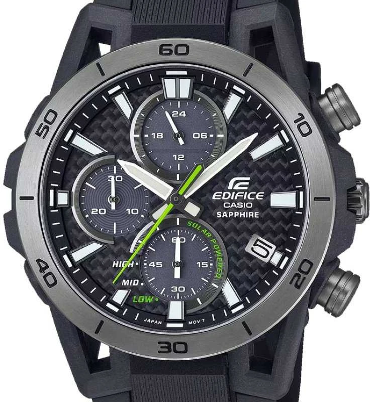 Laikrodis „Casio Edifice“ saulės energija varomas chronografas EQS-940NL-1AVUEF