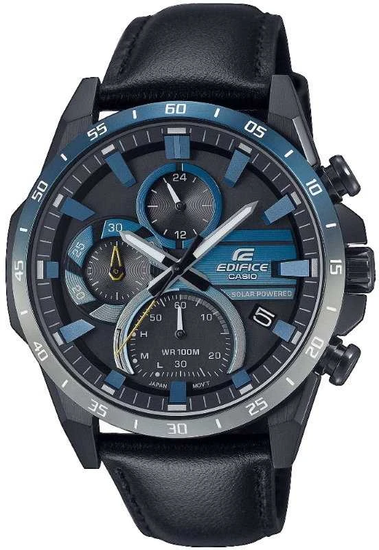 Laikrodis „Casio Edifice“ saulės energija varomas chronografas EQS-940NL-1AVUEF