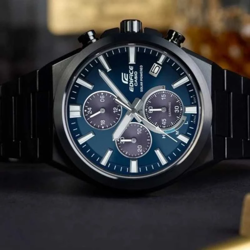 Laikrodis Casio Edifice saulės energija varomas chronografas EFS-S630DC-2AVUEF