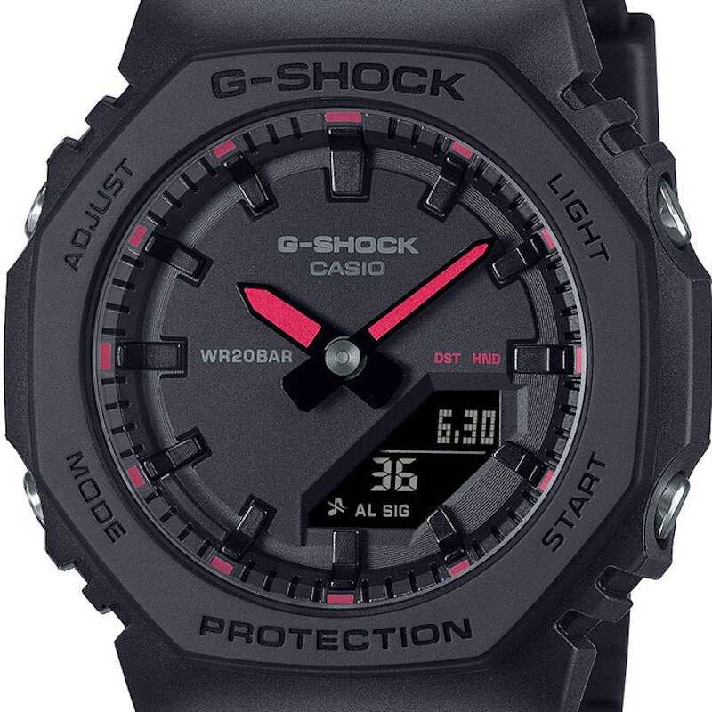 Laikrodis Casio G-shock analoginis-skaitmeninis moteriškas GMA-P2100SA-1A1ER