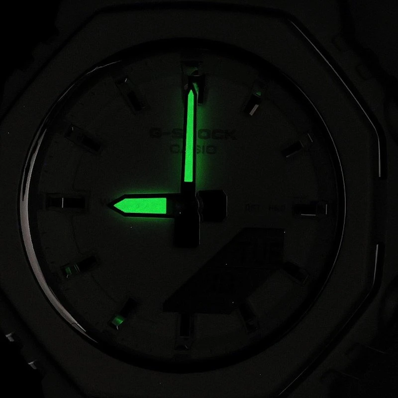 Laikrodis Casio G-shock analoginis-skaitmeninis moteriškas GMA-P2110-7AER