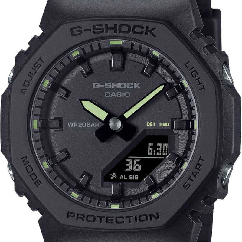 Laikrodis Casio G-shock analoginis-skaitmeninis moteriškas GMA-P2100SA-1A2ER