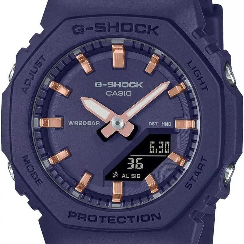 Laikrodis Casio G-Shock analoginis-skaitmeninis moteriškas GMA-P2100M-2AER