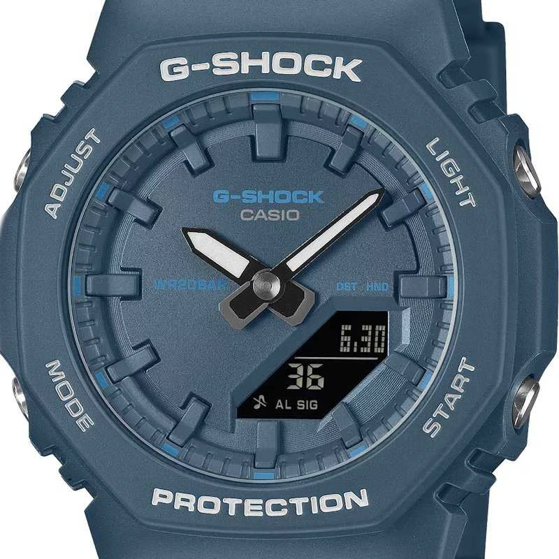 Laikrodis Casio G-shock analoginis-skaitmeninis moteriškas GMA-P2100BA-2AER