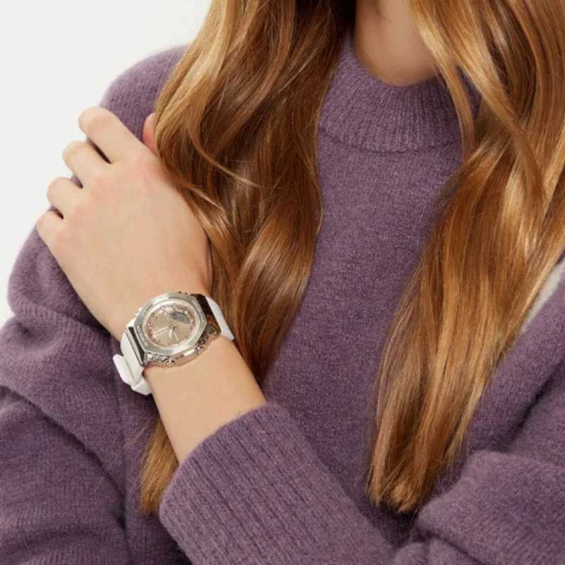 Laikrodis Casio G-shock analoginiai-skaitmeniniai moteriški bateliai GM-S2110-7A9ER
