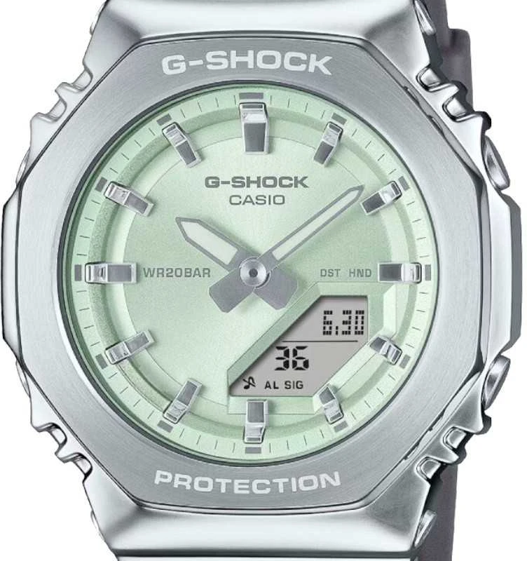 Laikrodis Casio G-shock analoginis-skaitmeninis moteriškas GM-S2110-3AER