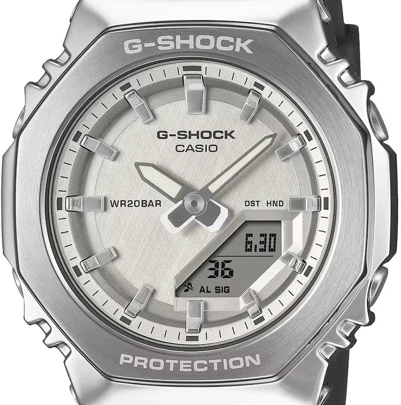 Laikrodis Casio G-shock analoginis-skaitmeninis moteriškas GM-S2110-1A7ER