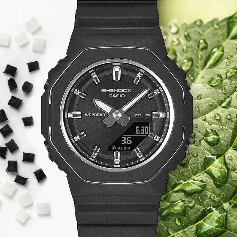 Laikrodis Casio G-shock analoginis-skaitmeninis moteriškas GMA-P2110-1AER