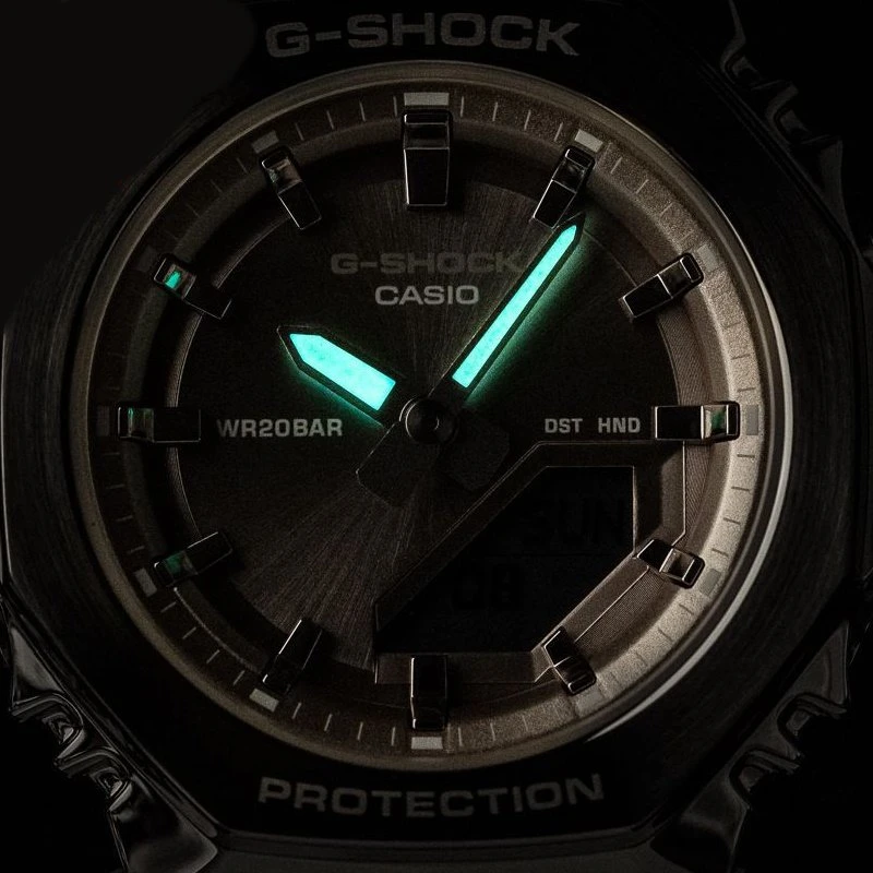 Laikrodis Casio G-shock analoginis-skaitmeninis moteriškas GM-S2110-1A7ER