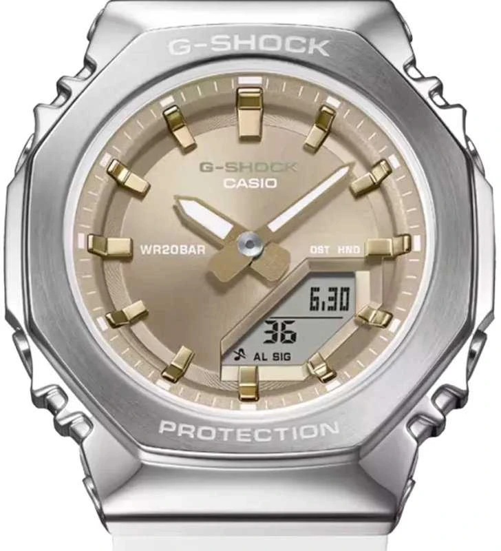 Laikrodis Casio G-shock analoginiai-skaitmeniniai moteriški bateliai GM-S2110-7A9ER
