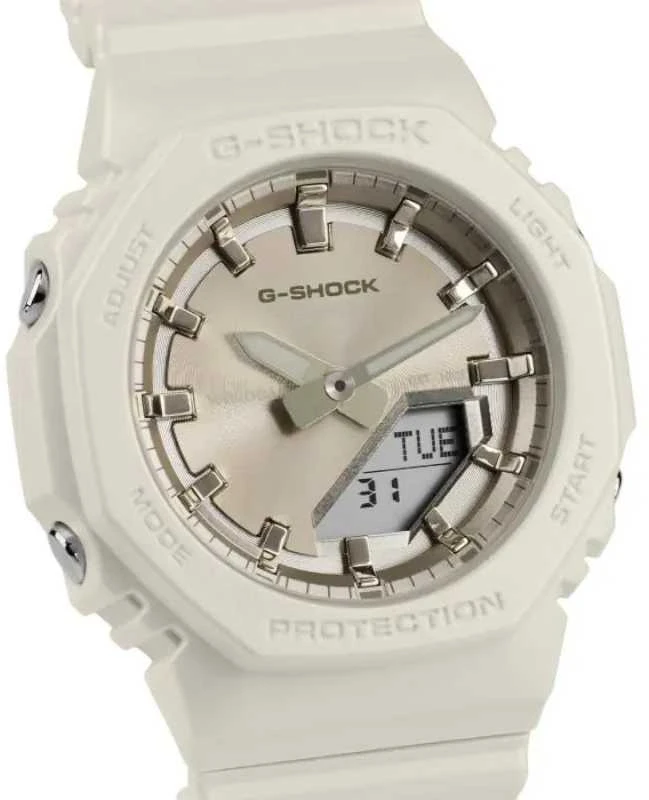Casio G-Shock analoginis-skaitmeninis moteriškas laikrodis GMA-P2100ST-7AER