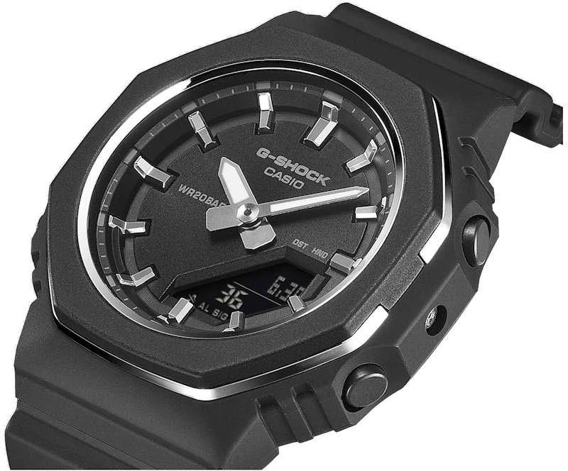 Laikrodis Casio G-shock analoginis-skaitmeninis moteriškas GMA-P2110-1AER