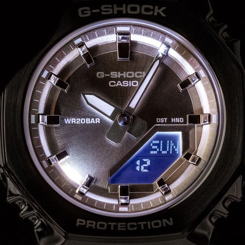 Laikrodis Casio G-shock analoginis-skaitmeninis moteriškas GM-S2110-1A7ER