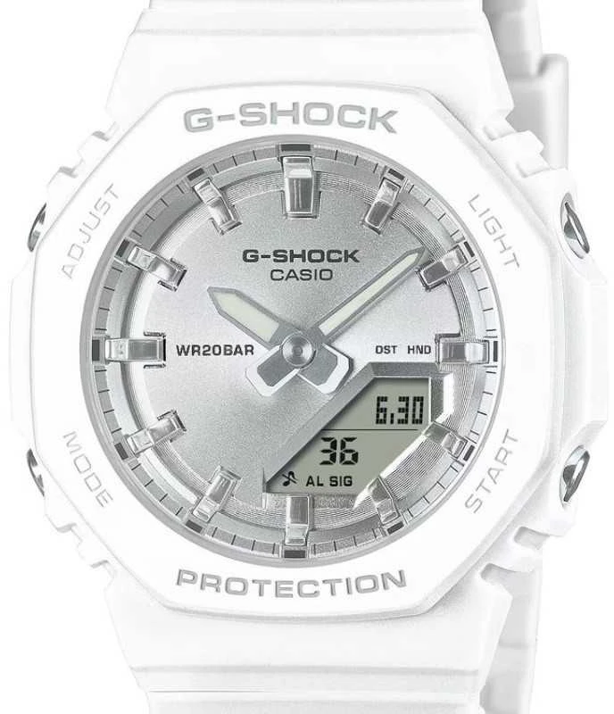 Casio G-shock analoginis-skaitmeninis moteriškas laikrodis GMA-P2100VA-7AER