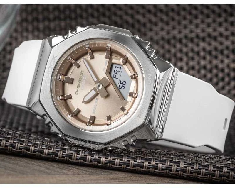 Laikrodis Casio G-shock analoginiai-skaitmeniniai moteriški bateliai GM-S2110-7A9ER