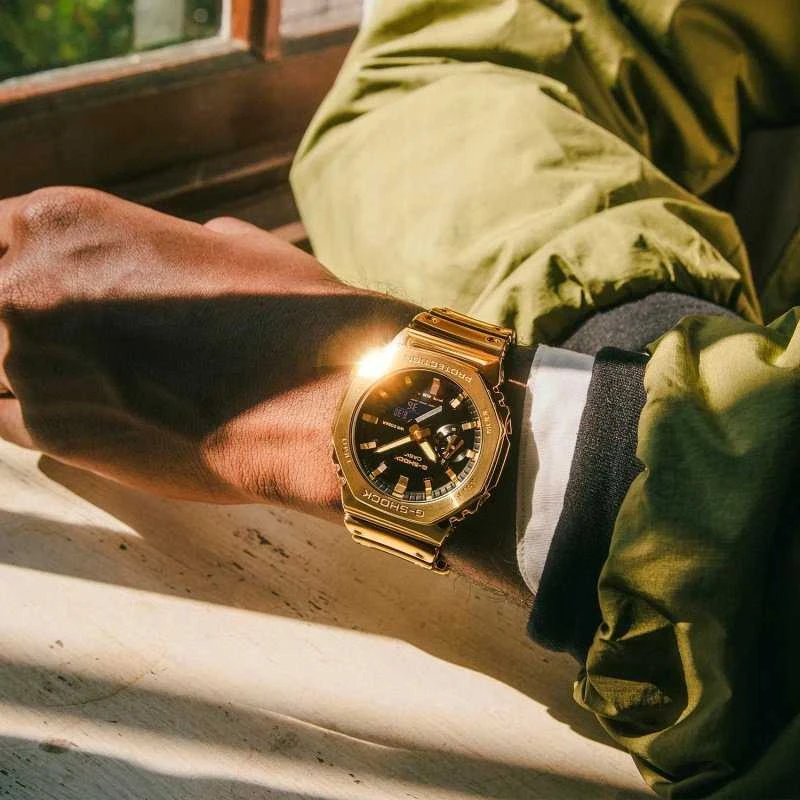 Laikrodis Edifice Casio G-Shock Fine Metallic GM-2100YMG-9AER