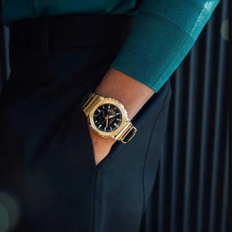 Laikrodis Edifice Casio G-Shock Fine Metallic GM-2100YMG-9AER