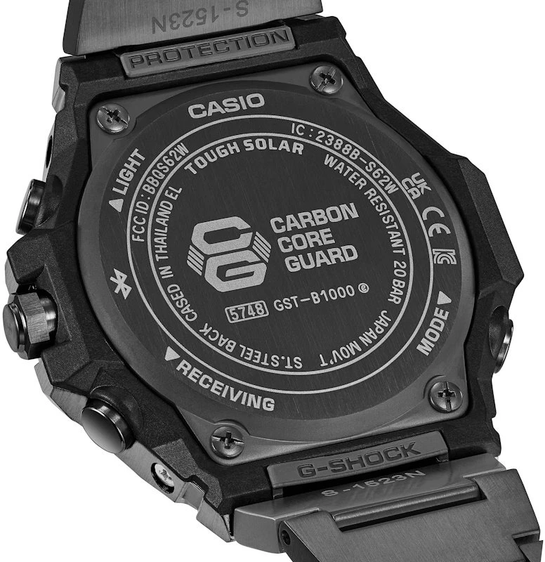 Laikrodis Casio G-Shock G-Steel Blueetooth Solar GST-B1000BD-1AER