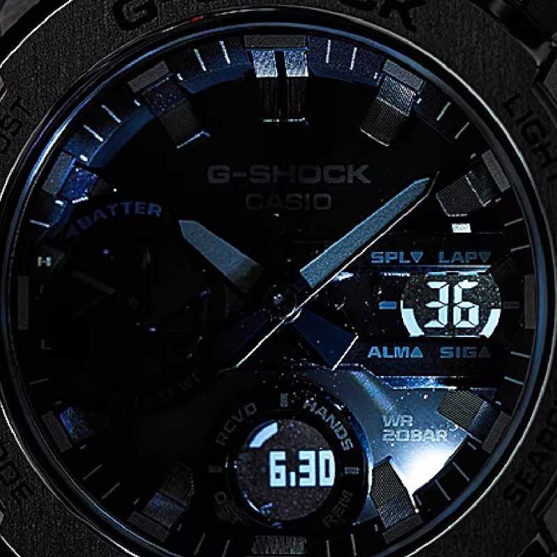 Laikrodis Casio G-Shock G-Steel Blueetooth Solar GST-B400BB-1AER