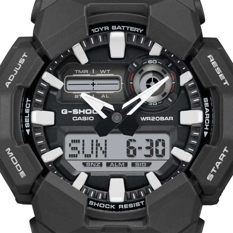Laikrodis „Casio G-shock Origin GA-010-1AER“ laikrodžio laikrodžio anglies pluošto šerdies apsauga
