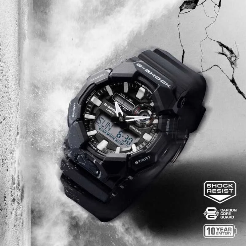 Laikrodis „Casio G-shock Origin GA-010-1AER“ laikrodžio laikrodžio anglies pluošto šerdies apsauga