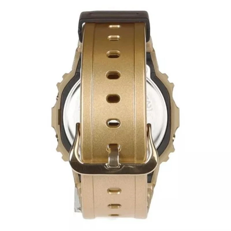 Laikrodis Casio G-SHOCK ORIGINAL DWE-5600HG-1ER CARBON CORE GUARD GOLD CHAIN
