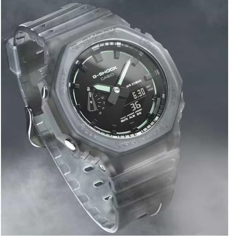 Laikrodis Originalus „Casio G-shock“ GA-2100K-1AER anglies pluošto šerdies apsauga