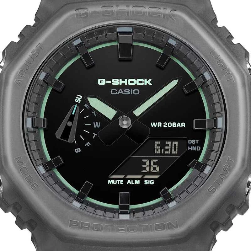 Laikrodis Originalus „Casio G-shock“ GA-2100K-1AER anglies pluošto šerdies apsauga