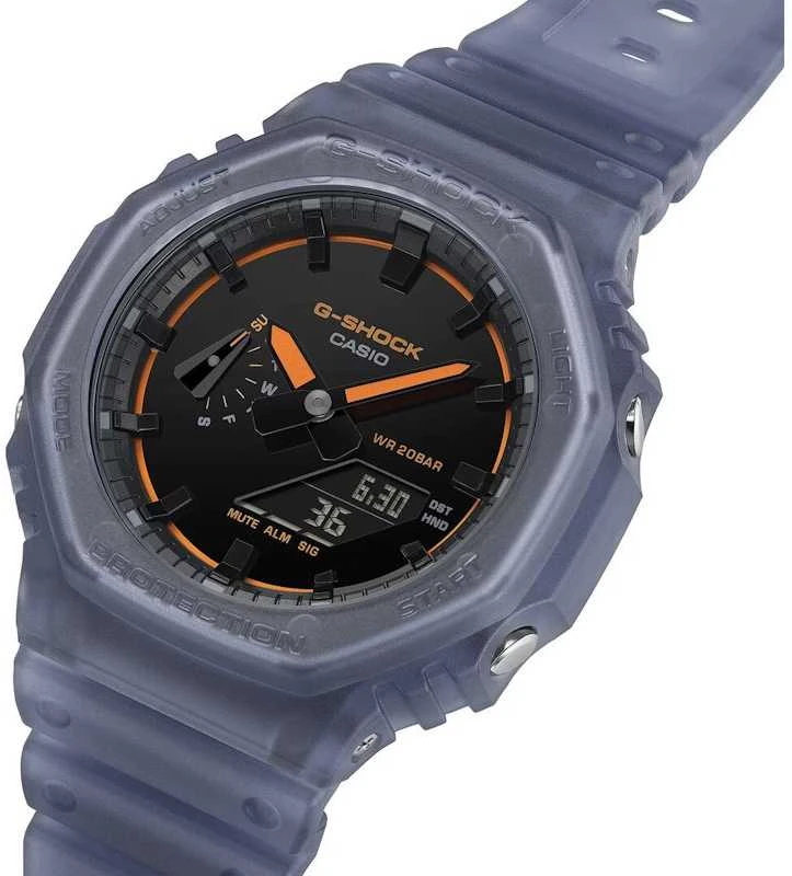 Laikrodis „Casio G-Shock Original GA-2100K-2AER“ anglies pluošto šerdies apsauga