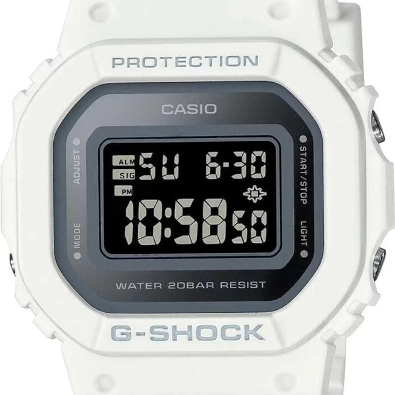 Laikrodis „Casio G-shock“ originalios metalinės akcentinės spalvos GMD-S5600-7ER