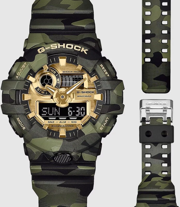 Laikrodis Casio G-Skock Original GA-700CMG-3AER