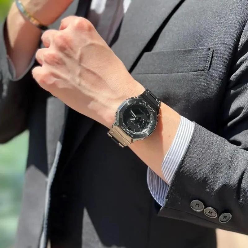 Išmanusis laikrodis Casio G-Shock G-Classic GM-B2100BD-1AER, Tamsiai pilkos spalvos