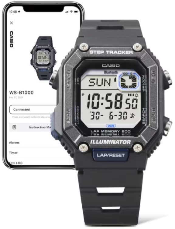 Laikrodis Casio standartas WS-B1000-1AVEF
