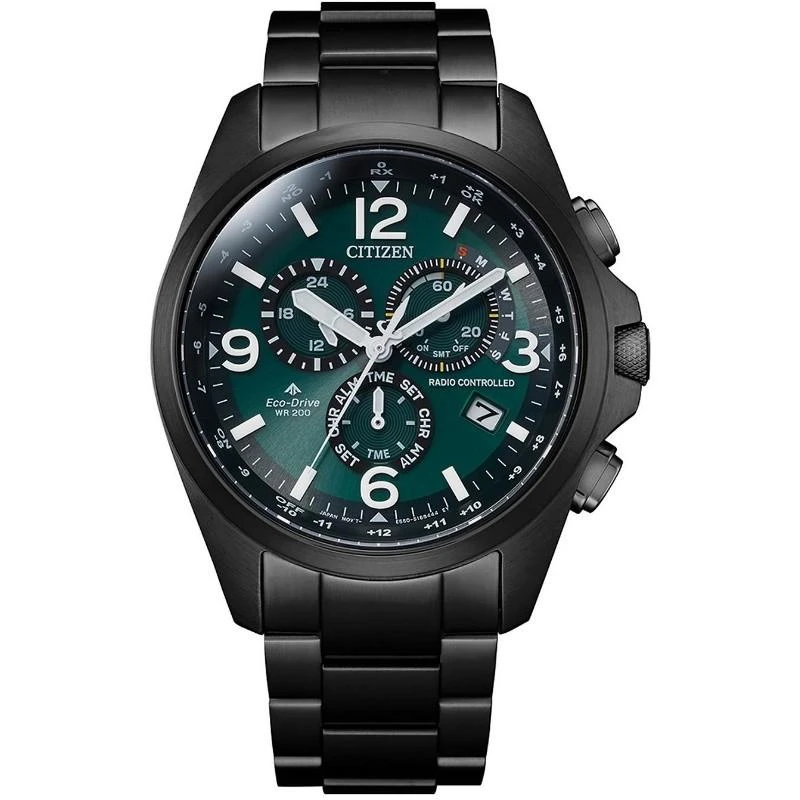 Laikrodis „Citizen Citizen Promaster Land Racer Eco Drive“ radijo bangomis valdomas CB5925-82X